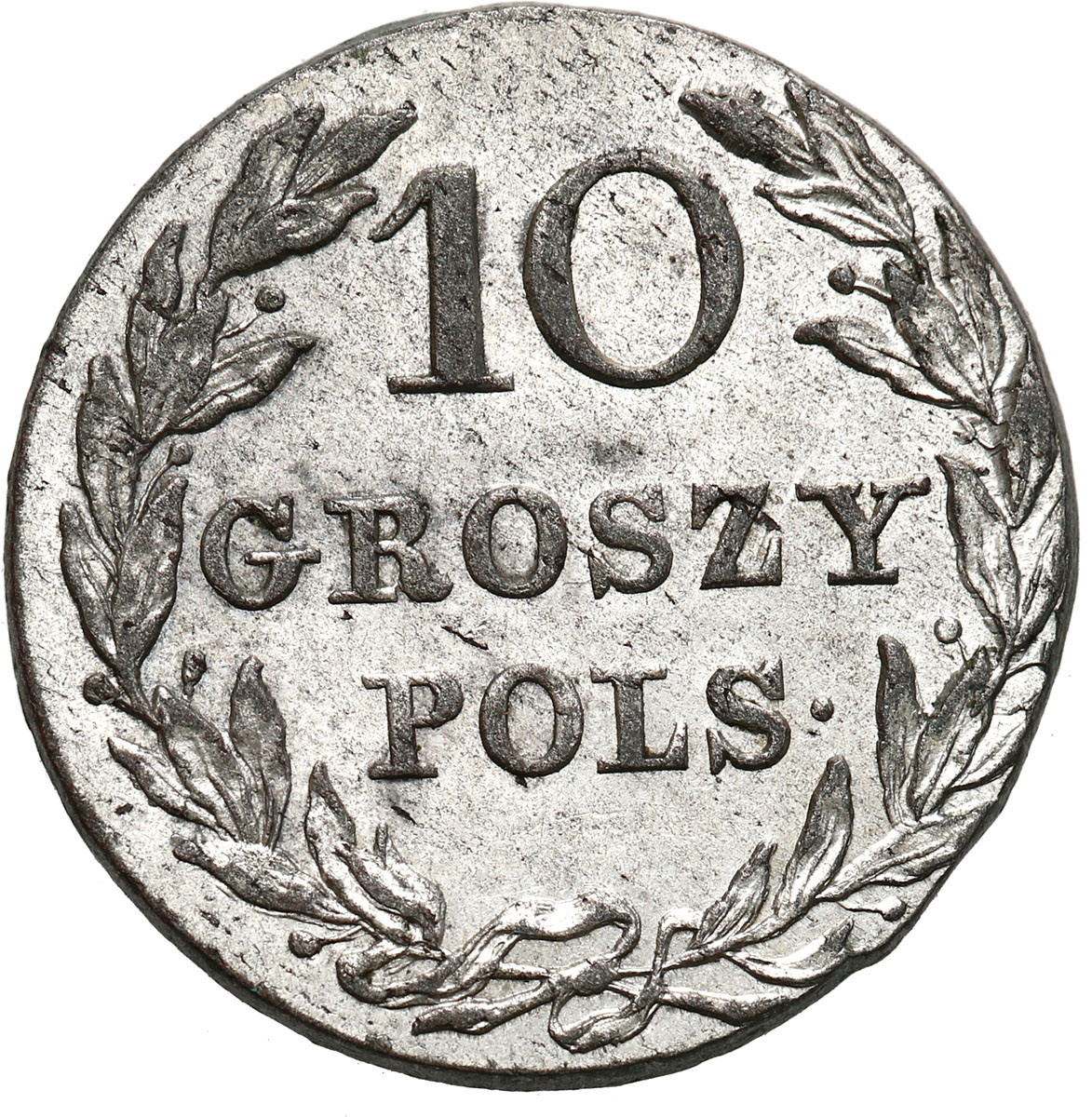 Polska XIX w./Rosja. 10 groszy 1816 IB, Warszawa – PIĘKNE